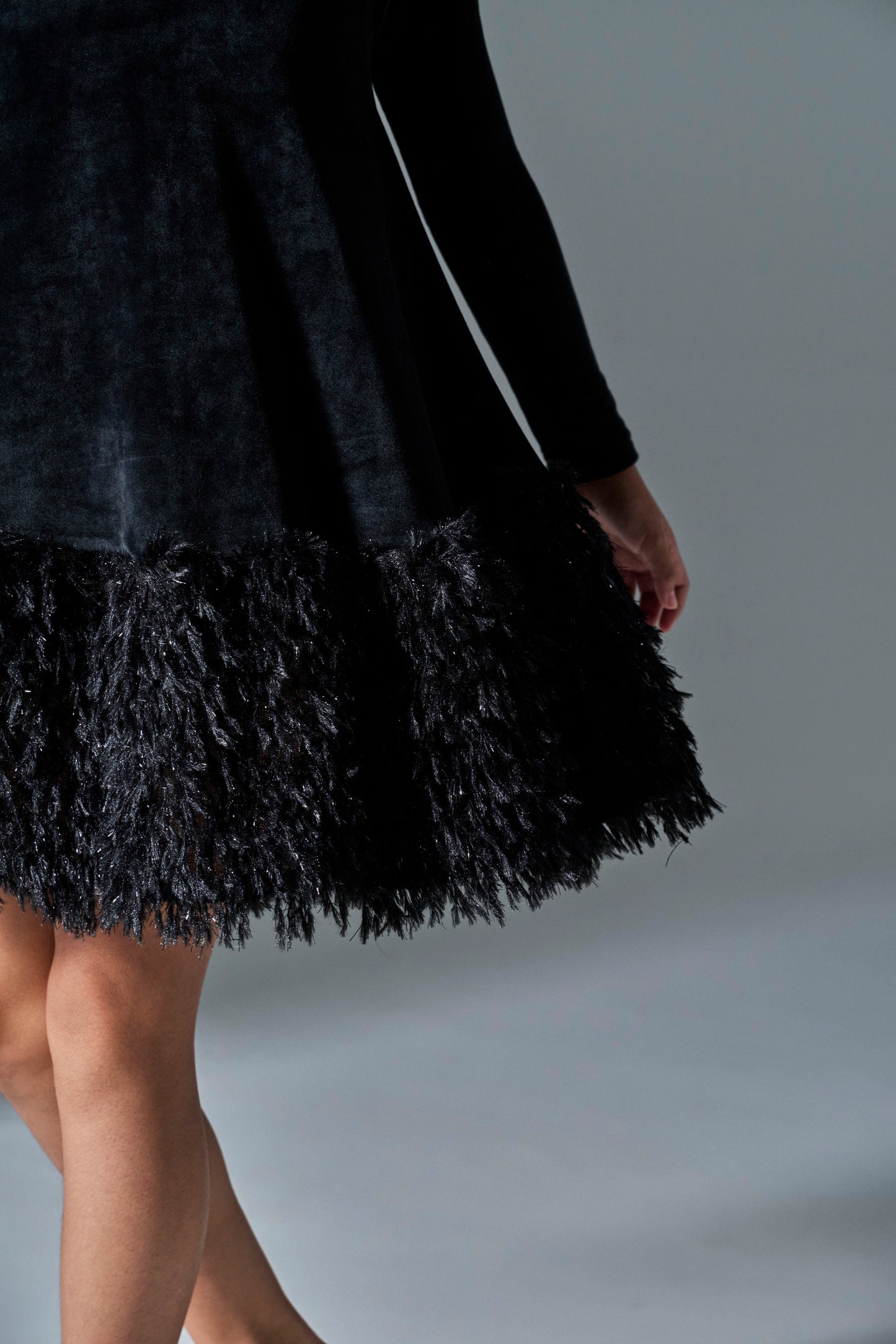 Melin Rose Φόρεμα βελούδο Μαύρο 4-14Υ