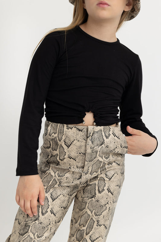 ALICE ΜΠΛΟΥΖΑ BAMBOO ΜΕ ΚΡΙΚΟ 2-12Y