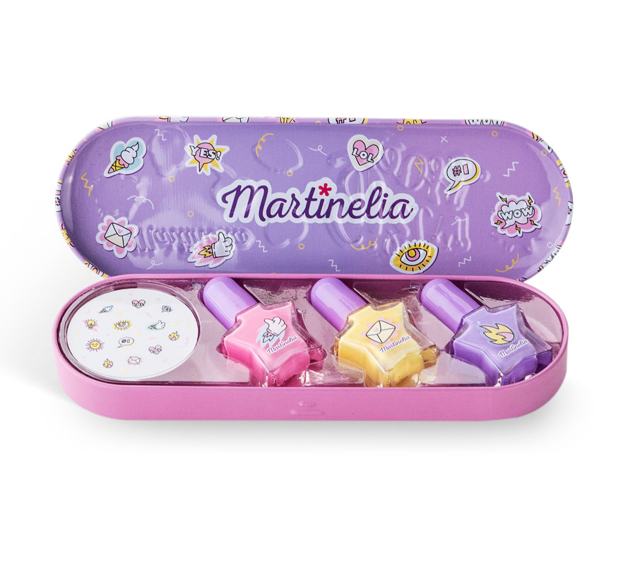 Martinelia SUPER GIRL Nail polish & stickers Set