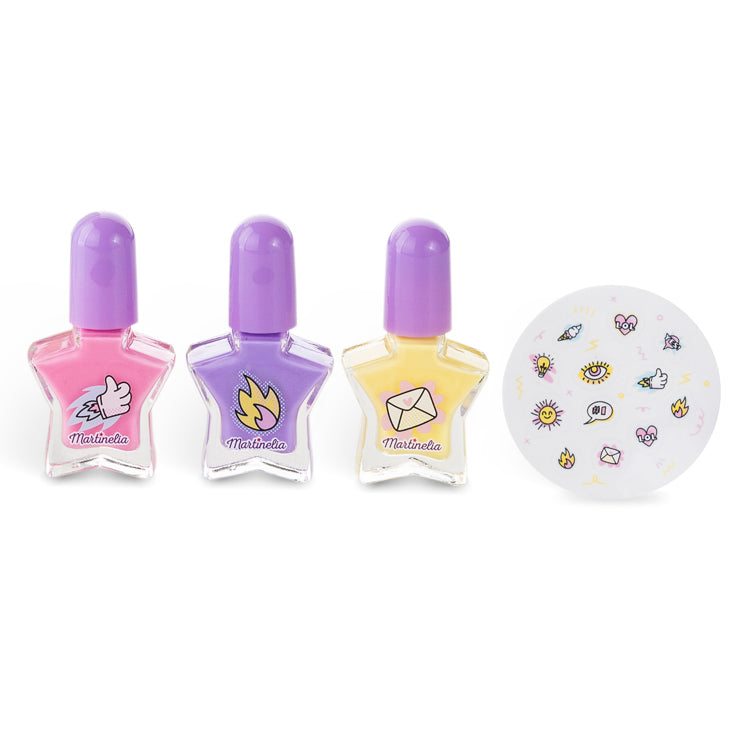 Martinelia SUPER GIRL Nail polish & stickers Set