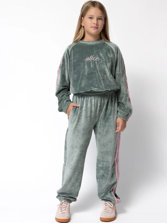 ALICE ΣΕΤ ΦΟΡΜΑΣ ΒΕΛΟΥΤΕ ΜΕ ΡΙΓΕΣ 3-12Y