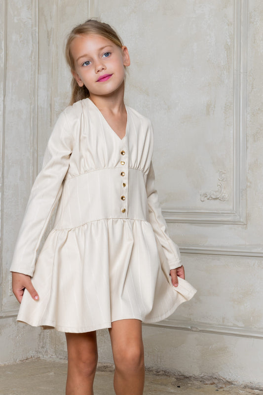 ΦΟΡΕΜΑ ΜΕ ΣΧΕΔΙΟ ΥΦΑΝΣΗΣ ΚΑΙ ΚΟΥΜΠΙΑ 3-12Y