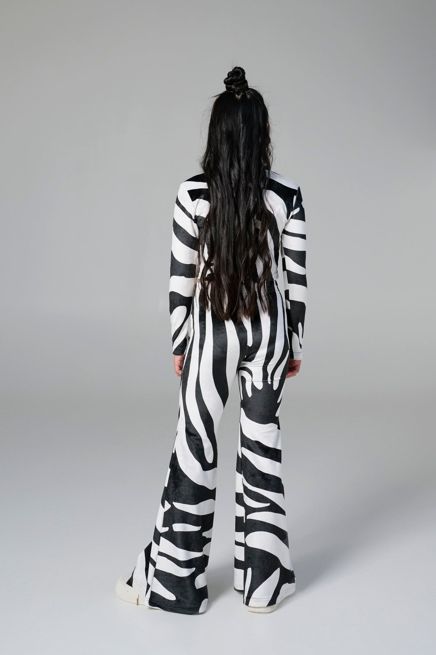 Melin Rose Σετ Βελούδο με Print Zebra 4-14Y
