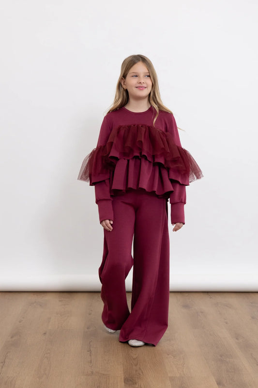 XMAS ΣΕΤ ALICE ΤΟΠ ΜΕ ΤΟΥΛΙ ΚΑΙ ΠΑΝΤΕΛΟΝΑ