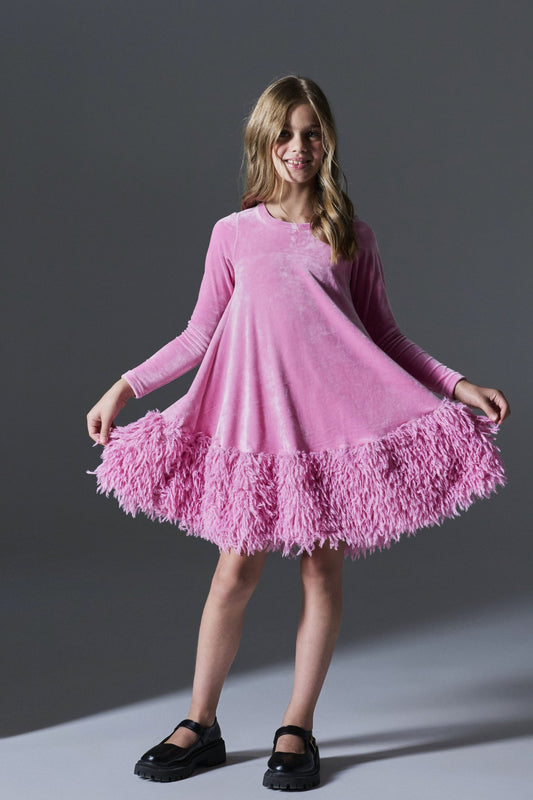 Melin Rose Φόρεμα βελούδο 3-12Y