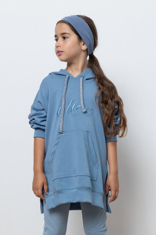 ALICE ΣΕΤ OVERSIZED ΦΟΥΤΕΡ ΜΕ ΚΟΛΑΝ 3-12Y