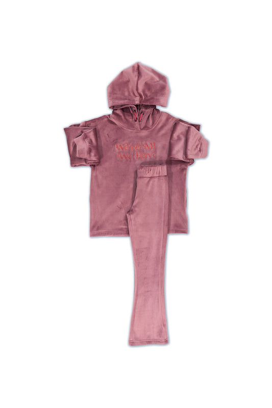 Σετ με κολάν βελούδο 6-12Y