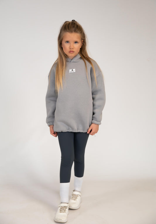 ΣΕΤ MINIMO.BYCH OVERSIZED ΦΟΥΤΕΡ GREY ΜΕ ΚΟΛΑΝ 2Υ-SMALL