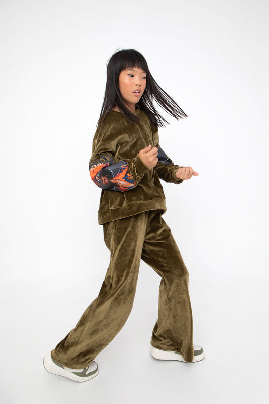 Melin Rose βελούδο Σετ Λαδί 4-14Υ