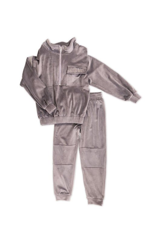 Φόρμα βελουτέ 6-12Υ