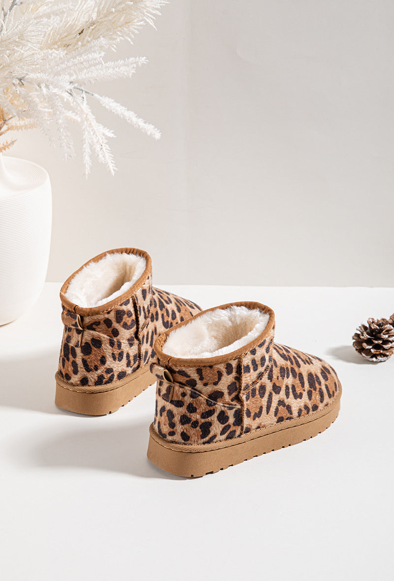 Mπότες με λεοπάρ με γούνα 25-30