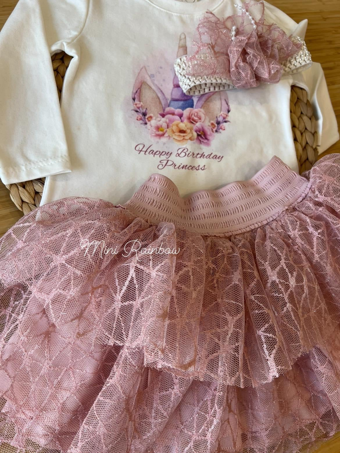 Σετ Unicorn Birthday Girl 1-6Y