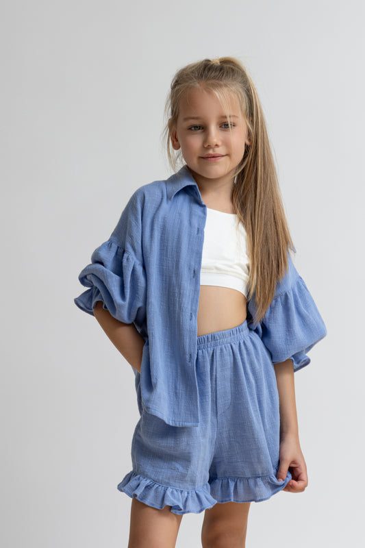 ALICE ΣΕΤ ΠΟΥΚΑΜΙΣΑ ΜΕ ΣΟΡΤΣΑΚΙ 3-12Y