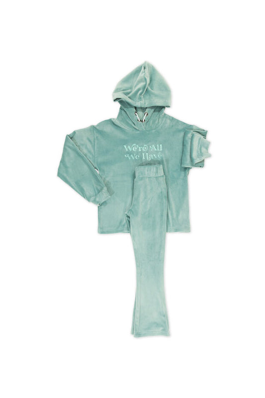 Σετ με κολάν βελούδο 6-12Y