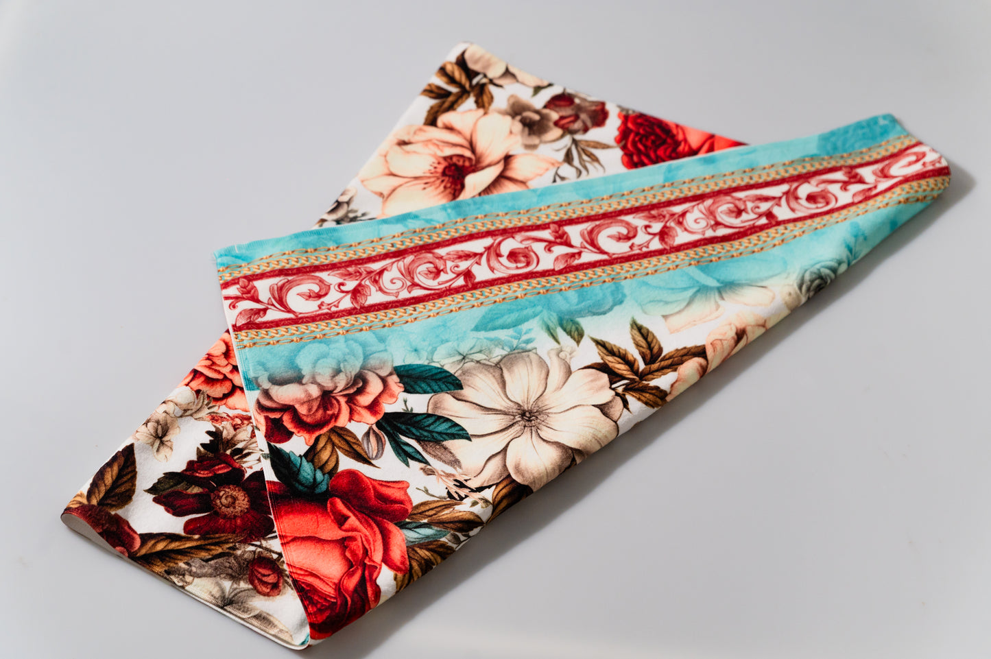 Vintage flower πετσέτα