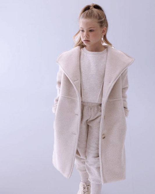 ΠΑΛΤΟ OVERSIZED ALICE 4-12Y ΕΚΡΟΥ