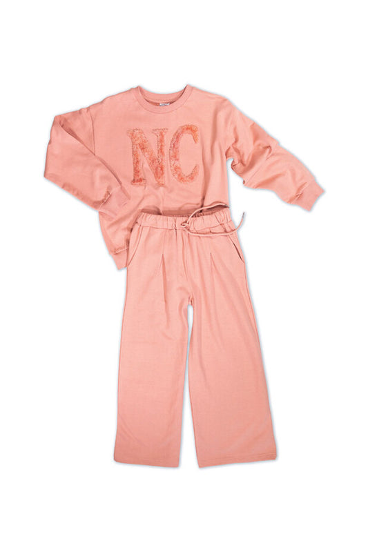 Φόρμα χνουδιασμένη με παντελόνα 8-12Υ