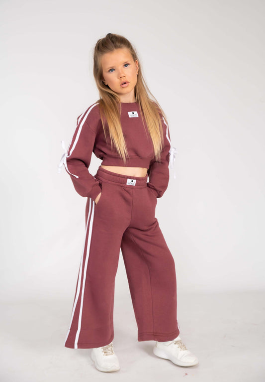 ΣΕΤ 2ΤΜΧ MINIMO.BYCH ΦΟΥΤΕΡ CROP TOP ΚΑΙ ΠΑΝΤΕΛΟΝΙ 6Υ- 12Y