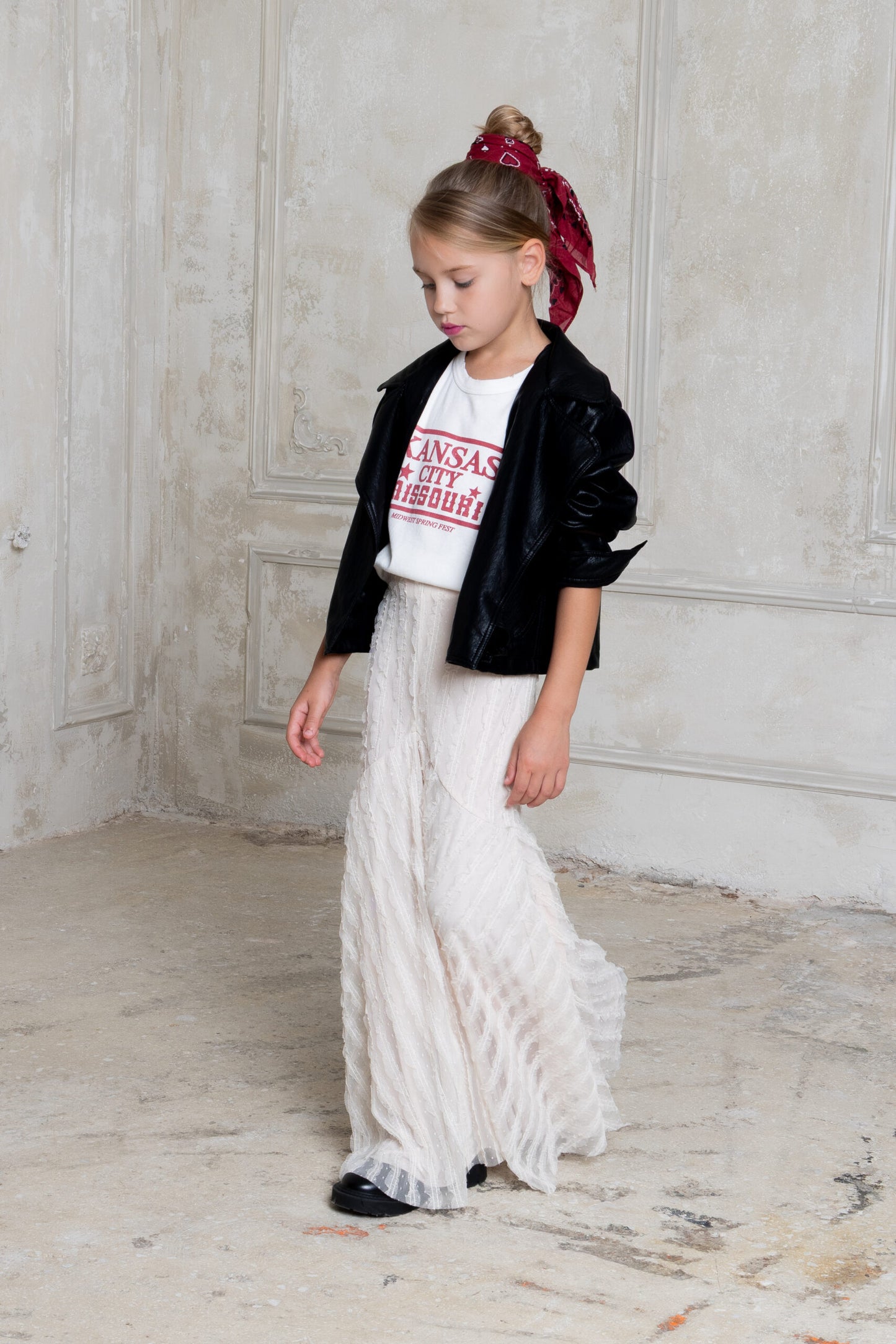 ΜΠΟΥΦΑΝ BIKER ΜΕ ΕΦΕ ΔΕΡΜΑΤΟΣ 3-12Y