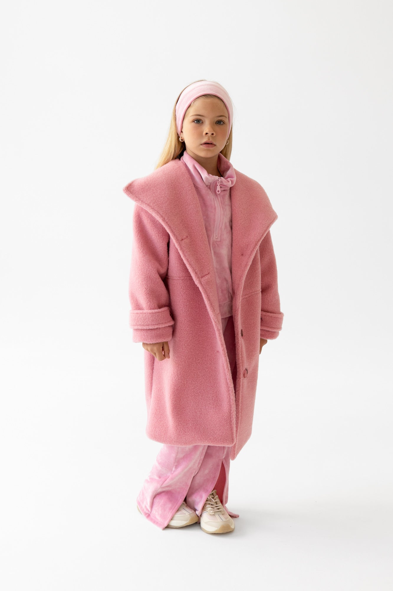 ΠΑΛΤΟ OVERSIZED ALICE 4-12Y ΡΟΖ