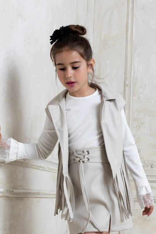 ALICE ΜΠΛΟΥΖΑ ΜΕ ΣΥΝΔΥΑΣΜΟ ΔΑΝΤΕΛΑ 3-12Y