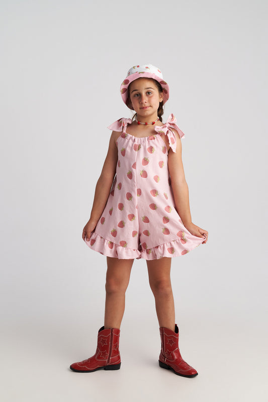 Two in a castle - Summer Tart Ruffles Playsuit for Kids