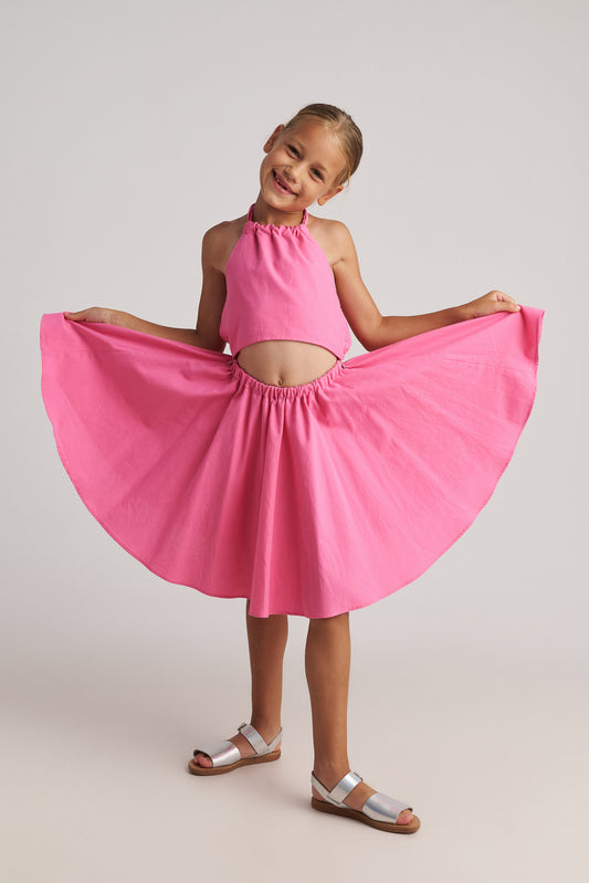 Two in a castle - Bubblegum Forest 2-Piece Circle Dress