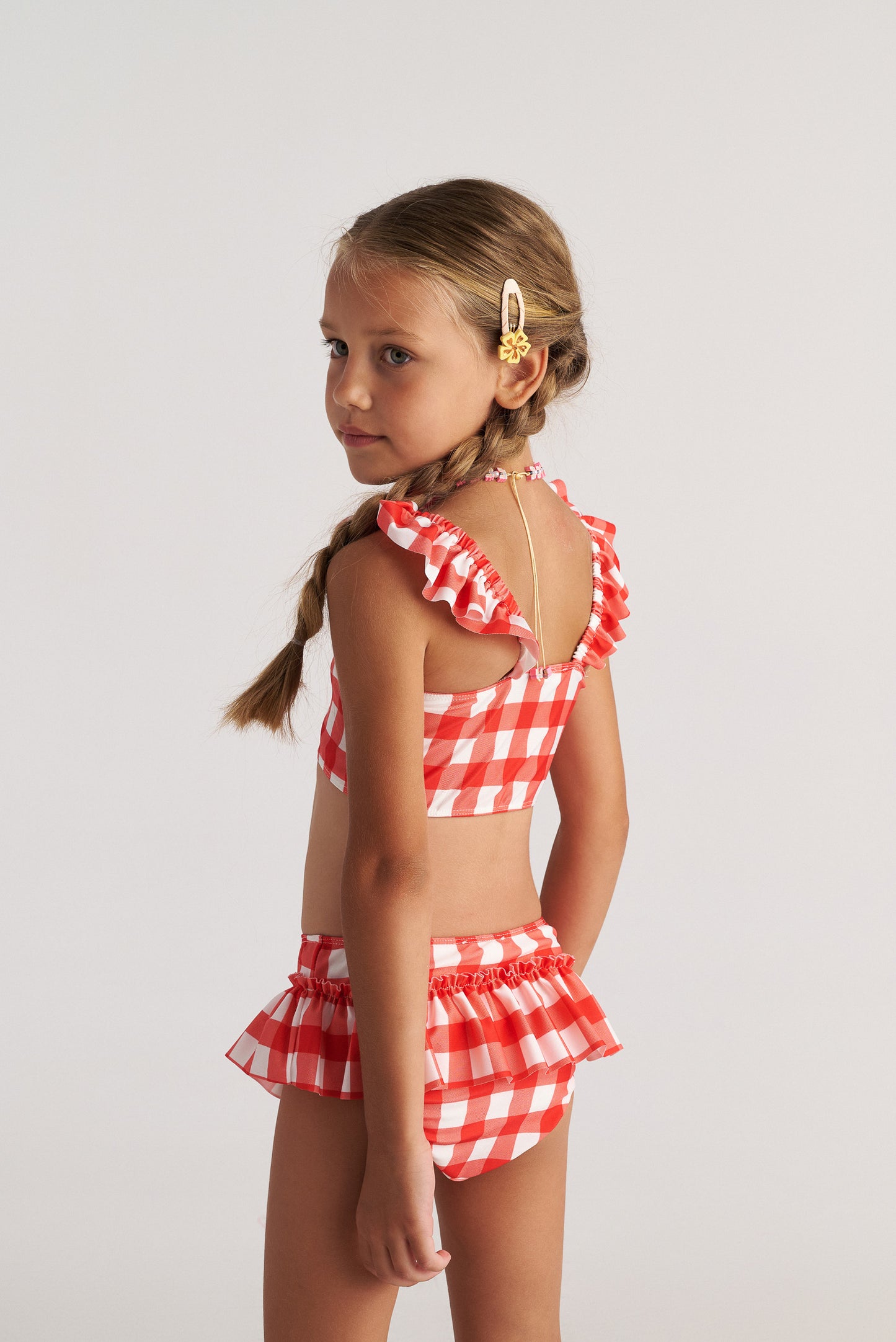 ΜΑΓΙΟ ΜΠΙΚΙΝΙ Pic- Nic Vichy Ruffle Bikini - TWO IN A CASTLE