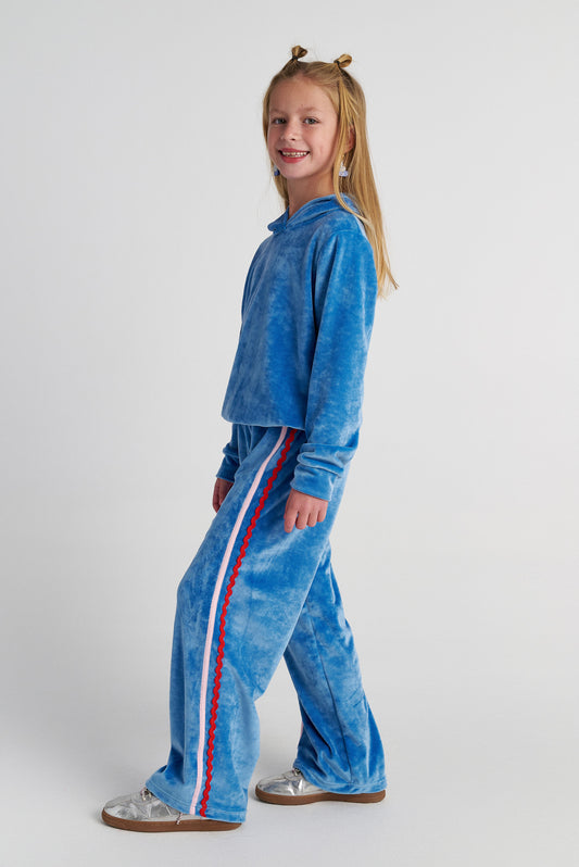 TWO IN A CASTLE Velvet Cloud Hooded Top And Pants