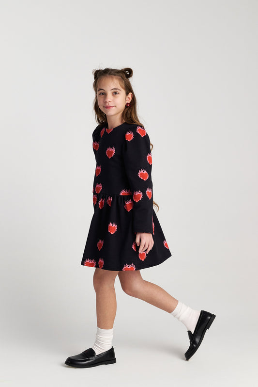 TWO IN A CASTLE Flaming Hearts Dress