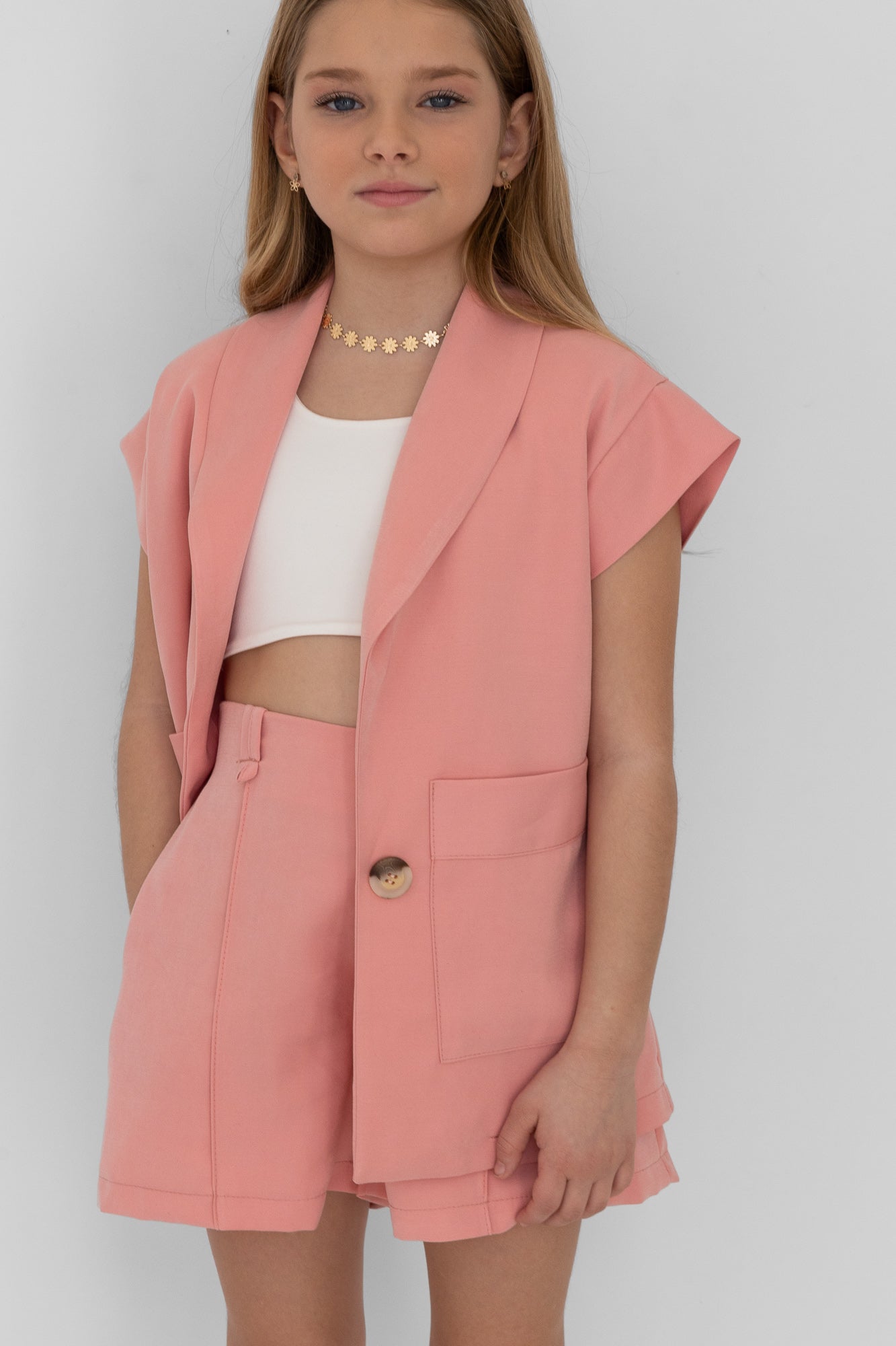 ΤΟΠ CROP BAMBOO ΛΕΥΚΟ ALICE 2-12Y