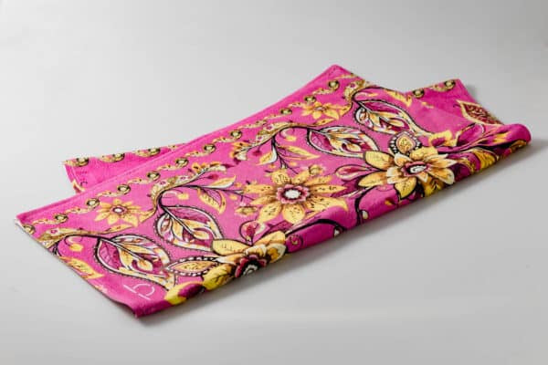 Paisley yellow πετσέτα
