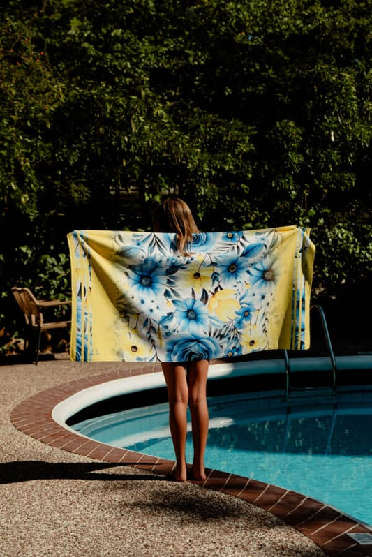 Blue pearl πετσέτα