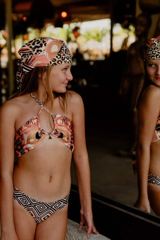 Σετ μπικίνι μαγιό allover africana 6-16Υ