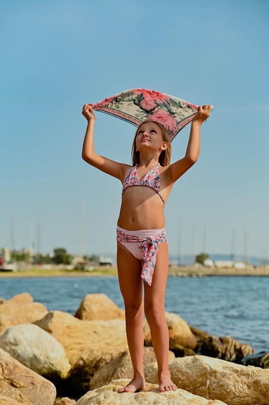 Σετ μπικίνι peony all-over print 2-14Y