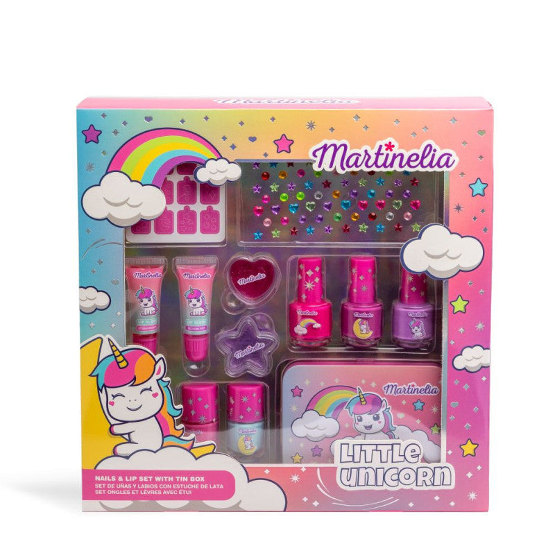 Martinelia Little Unicorn Nail&Lip Set With Tinbox