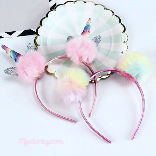 Στέκες μαλλιών με πομ πομ (2 σχέδια)