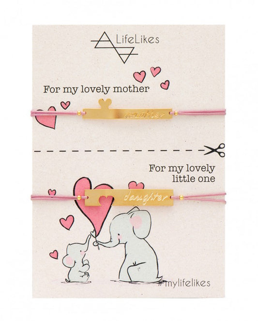 Charm Mother Daughter Χρυσό