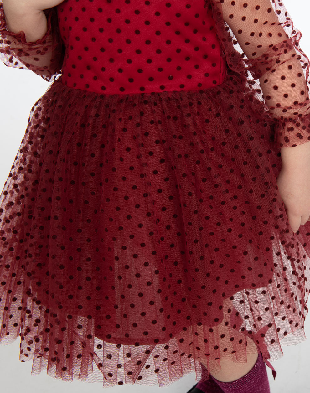 Πουά φόρεμα 2-5Y