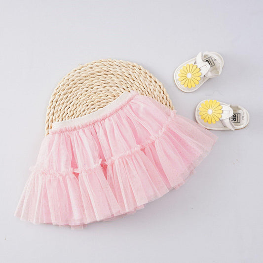 Tutu φούστα με glitters σε ροζ χρώμα