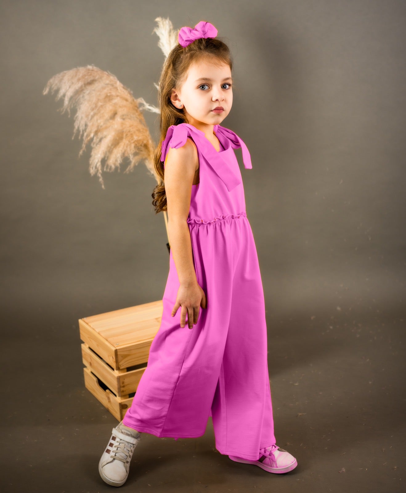 Ολόσωμη φόρμα μωβ παιδική