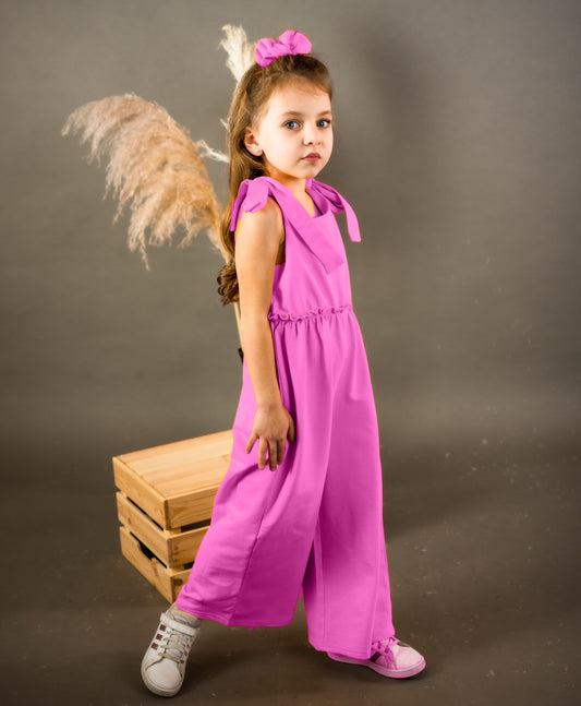 Ολόσωμη φόρμα μωβ παιδική