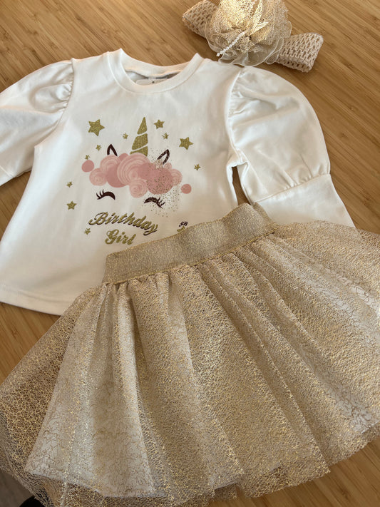 Σετ Unicorn Birthday Girl 1-6Y