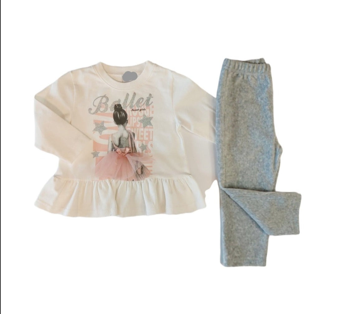 Σετ ballet με κολάν 1-6Y