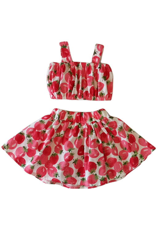 Σετ φράουλες με φούστα 1-6y