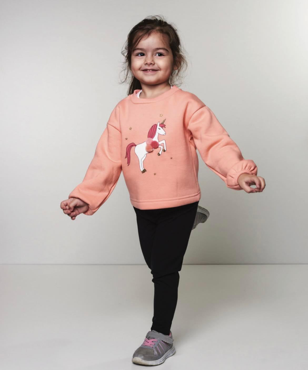 ΣΕΤ ΜΠΛΟΥΖΑ ΦΟΥΤΕΡ UNICORN ΜΕ ΚΟΛΑΝ 1-6Y