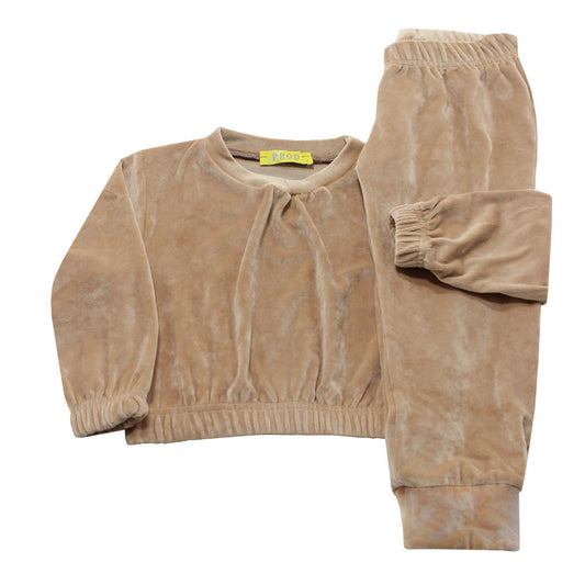 ΠΑΙΔΙΚΗ ΦΟΡΜΑ ΒΕΛΟΥΔΙΝΗ NUDE ΜΕ ΛΑΣΤΙΧΟ 1-6Y