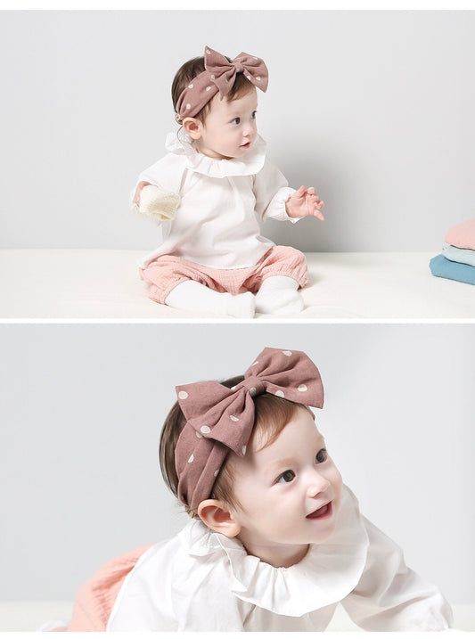 Υφασμάτινη πουά κορδέλα