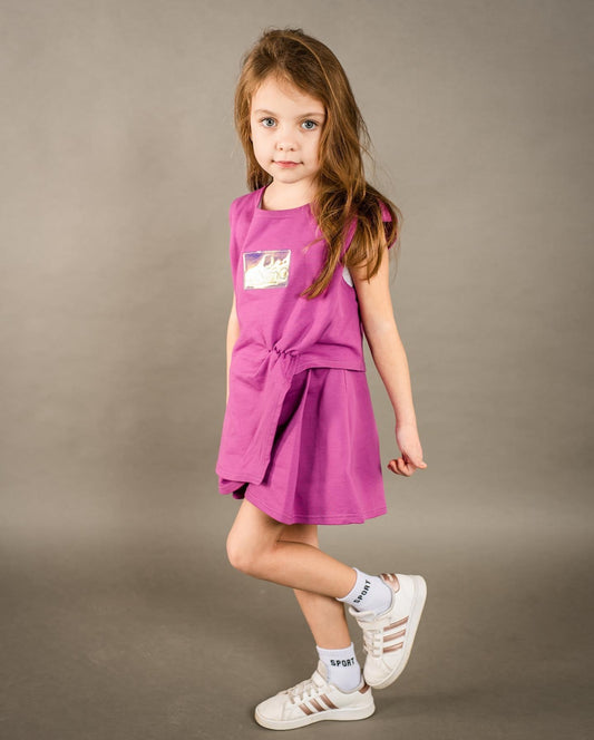 Σετ με σορτς violet