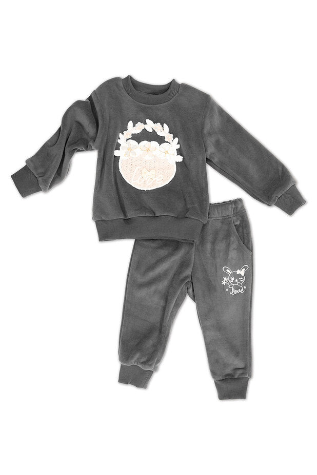 Φόρμα βελούδο 1-6Y